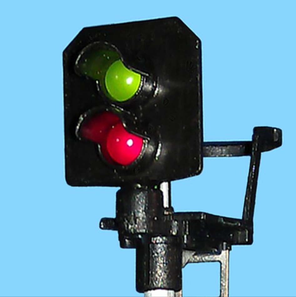 Berko BNH2 Signal Head (R/G 2 Aspect) Square Head Signal – Malcs Models