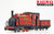 Peco 009 Locomotive 051-251a 0-4-0 Princess Ffestiniog & Welsh Highland Railway Loco